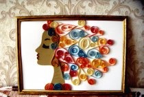 Quilling malba „Forest Fairy“