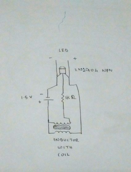 LED napájení z 1,5 V baterie