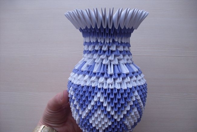 Florero de origami | Taller de