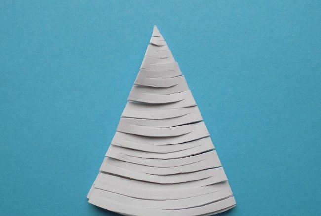 3D vánoční papírové pozadí