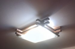 โคมไฟเพดานเรียบง่าย