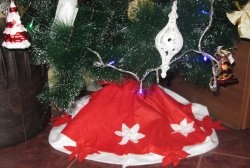 Cruz da árvore de Natal