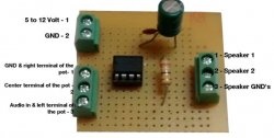Simple amplifier on the LM386 chip
