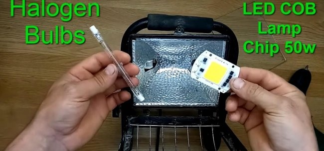 Halojen spot lambasını LED'e dönüştürme