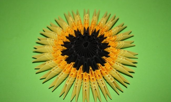 Papīra saulespuķe