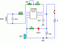 Semplice circuito per metal detector