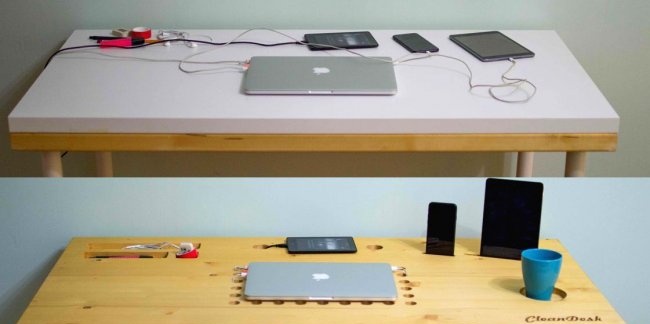 DIY-tietokonepöytä