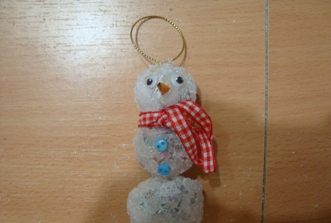 Vánoční stromeček hračka sněhulák