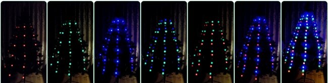 Joulukuusi LED-seppele