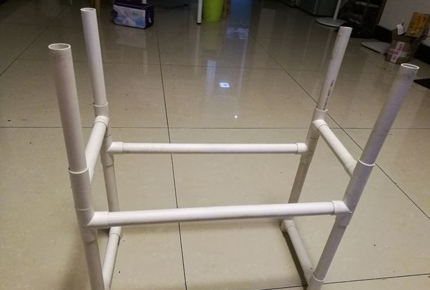 PVC pipe flower stand