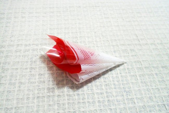 Букет от бонбони във формата на сърце