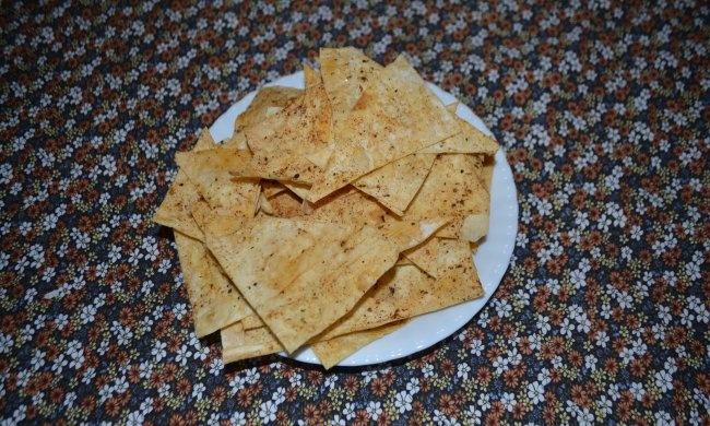 Domácí pita chips