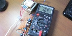 Simple adjustable stabilized power supply