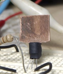 Radiator untuk transistor kuasa rendah