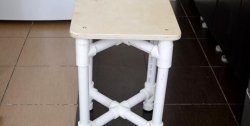 PVC trubková stolička