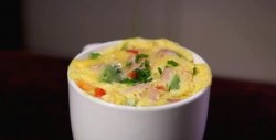 Hvordan lage en omelett i et krus
