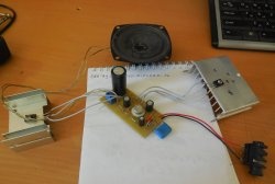 Klasse A einfacher Transistorverstärker