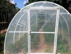 Isang simpleng greenhouse na gawa sa mga pipa ng PVC