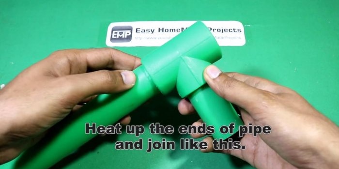 Kuinka tehdä vesipumppu PVC-putkista