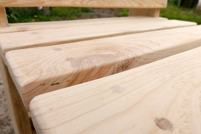 DIY puinen puutarhatuoli