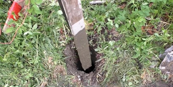 How to install a fence post for centuries