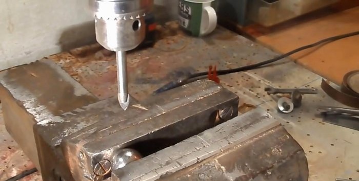 How to drill a bearing