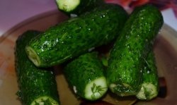Tør metode til pickling af agurker