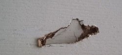 How to close a hole in the interior door