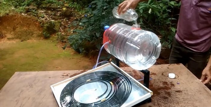 Hur man gör en solvattenberedare