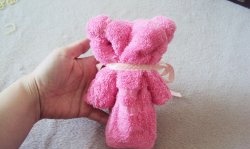 Hvordan man fremstiller en bjørn ud af et håndklæde