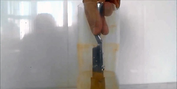 Comment faire un trou en acier trempé sans perçage