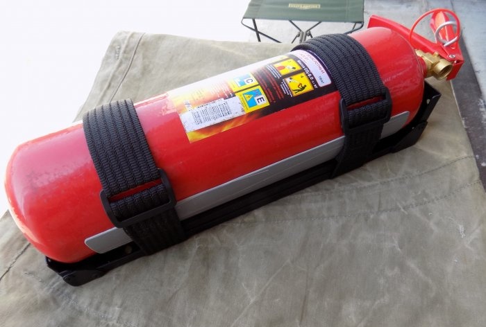 DIY Car Extinguisher Bracket