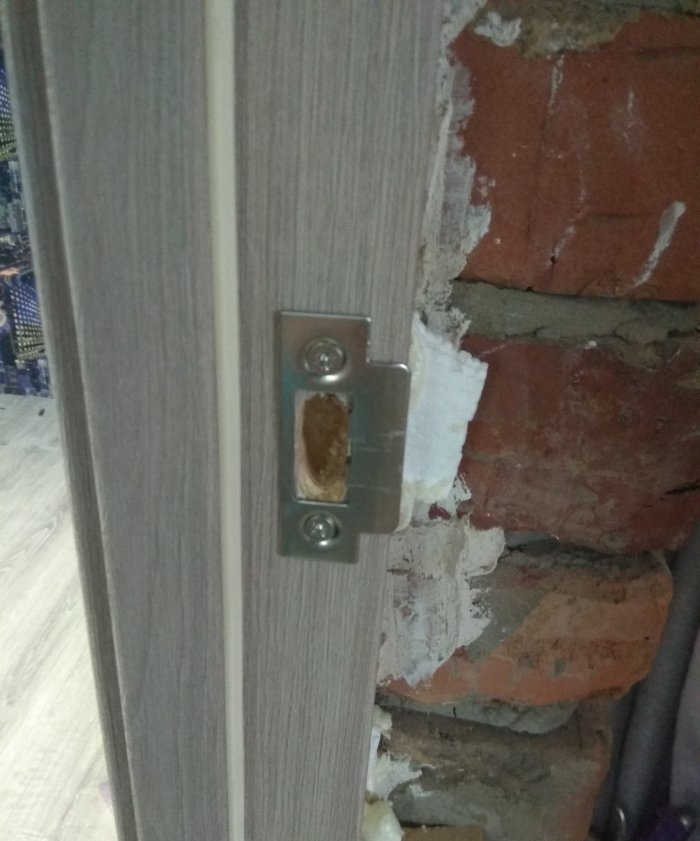 DIY inre dörrinstallation