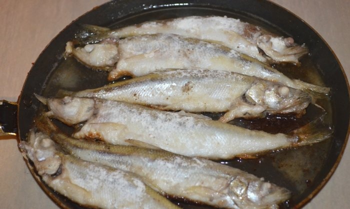 Hur man stekar smält fisk snabbt och välsmakande
