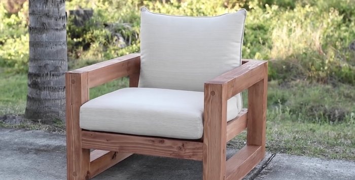 Comment faire une chaise de chalet d'été moderne avec vos propres mains