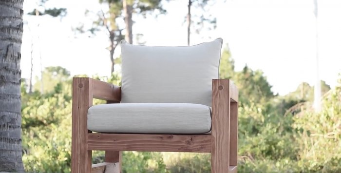 Como fazer uma cadeira moderna de cabana de verão com suas próprias mãos