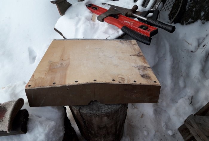 Lopeea din lemn pentru zăpadă