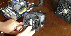 Lubricating a maintenance-free computer cooler