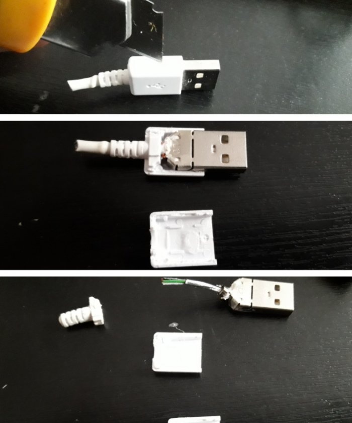 Repararea cablurilor USB USB