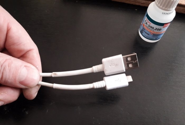 USB mikro USB kabeļa remonts