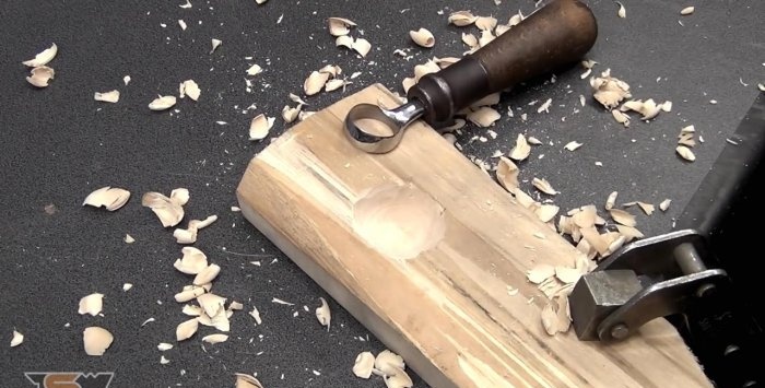 Výroba řezačky dřeva z klíče