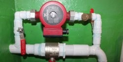 Instalarea unei pompe de circulație în sistemul de încălzire folosind bypass