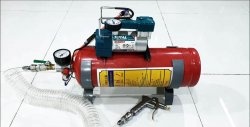 Bir yangın söndürücüden 12 V'luk bir kompresör için bir alıcı nasıl yapılır