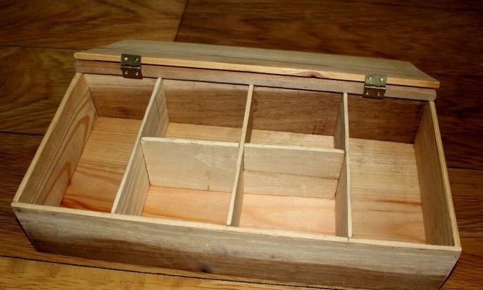 Caja de madera de bricolaje de clase magistral