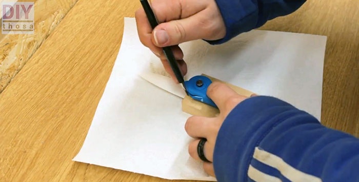 كيفية جعل مقبض بسيط لسكين مكسور