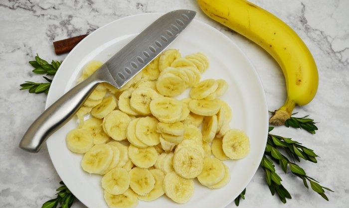 Sušené banány zdravý dezert