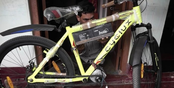 Erőteljes DIY kerékpár