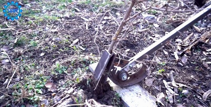 Cum să faceți un uprooter manual pentru tufișuri și copaci mici