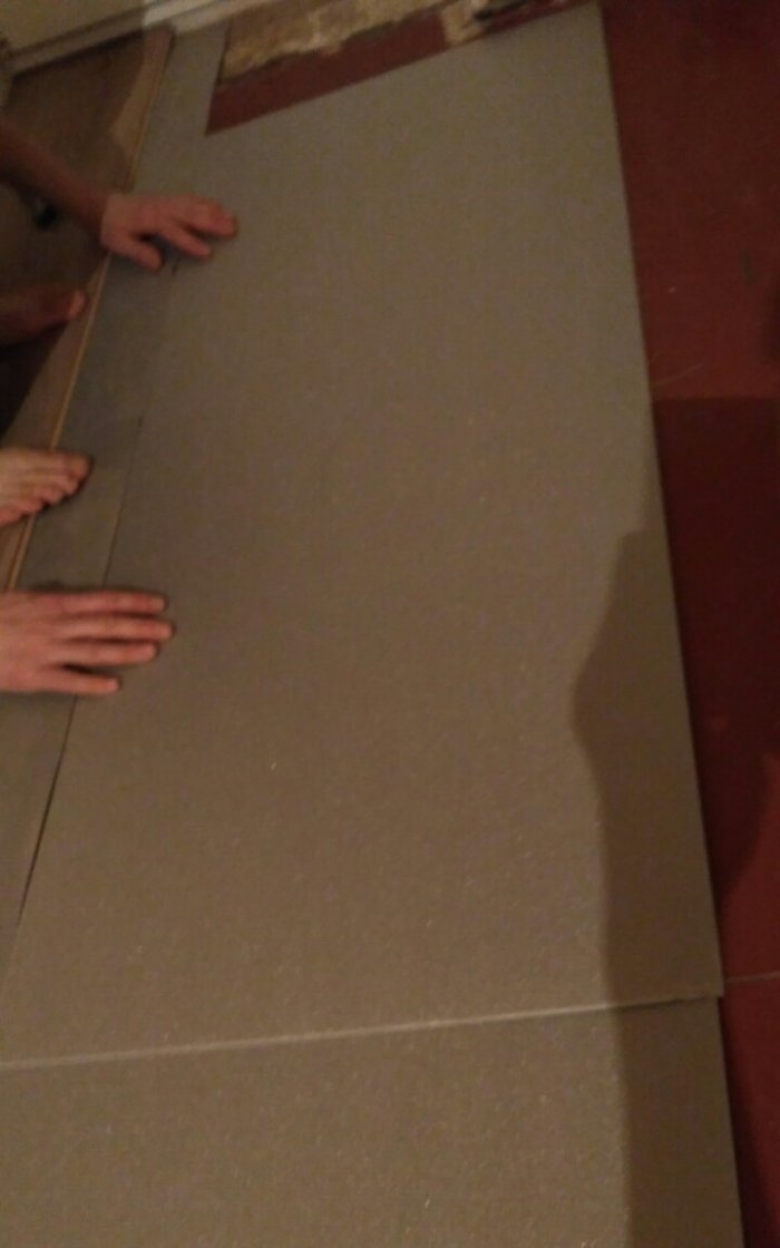 DIY laminátová podlaha