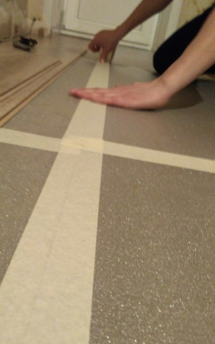 DIY laminált padló